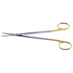 Surgical Scissors Straight 18.0 cm (7") TC (Gold Handle) – surgivalley (002070065)