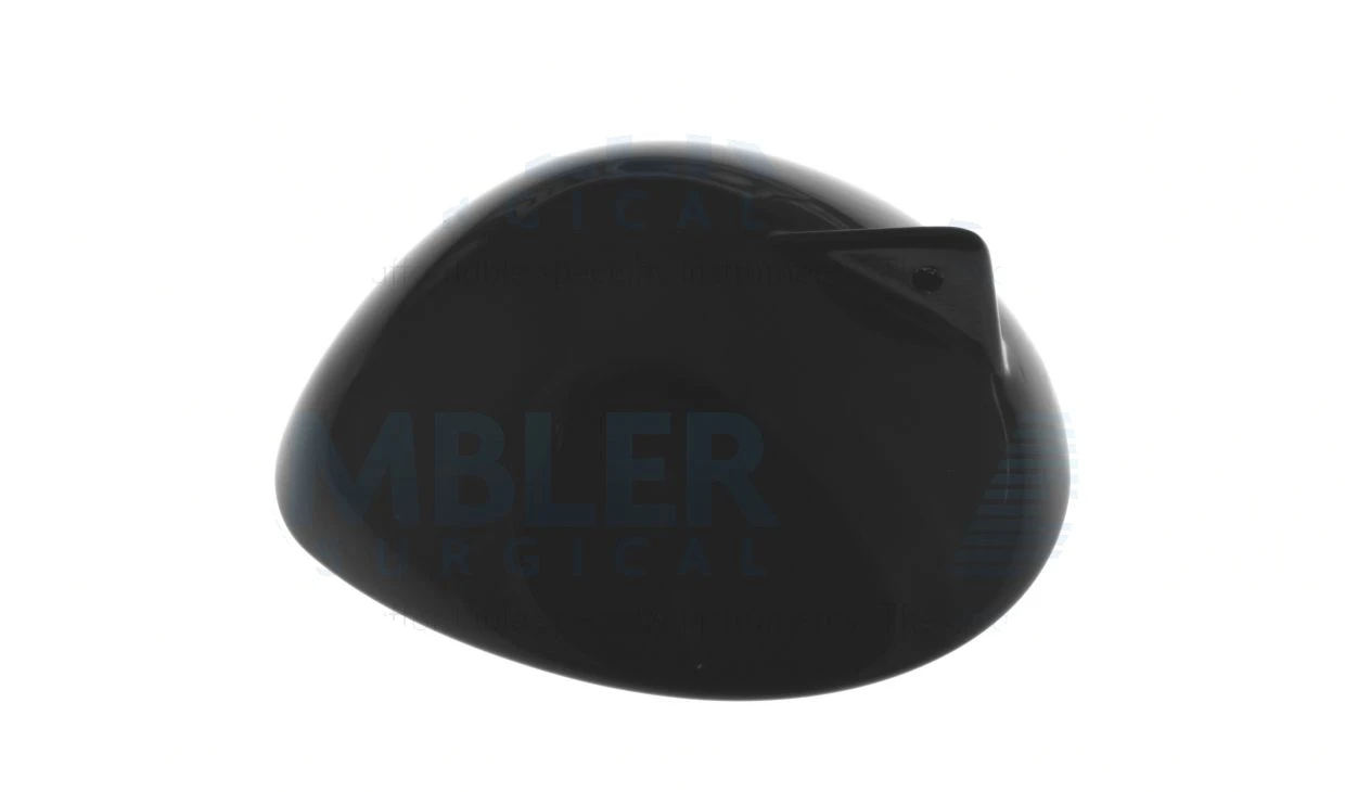 Ocular protective bilateral plastic eye shield large 28.5mm x 25.5mm with handle," transparent y