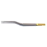 Surgical Tissue Forceps Bayonet 19.7 cm (7.7) TC (Gold Handle)