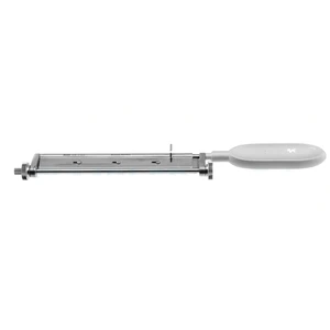 Watson skin graft knife 12 1/2 adjustable from 0.1mm to 1.0mm cut depth flat handle 2.5 cm (1")