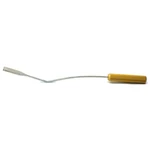 Weislander bryst dissektor 17 3/4" 2,5 cm x 5,5 cm klinge stump kant med inV''indent guldhåndtag