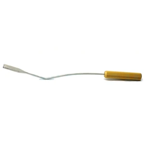 Weislander bryst dissektor 17 3/4" 2,5 cm x 5,5 cm klinge stump kant med inV''indent guldhåndtag – surgivalley (017210162)