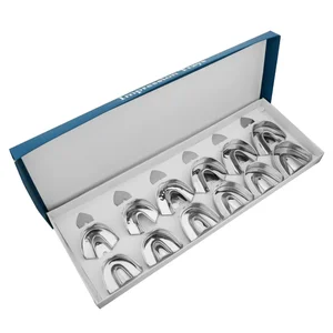 12-teiliger massiver Abformlöffel-Satz für Dentalabformungen in der Zahnchirurgie – surgivalley (090010056)