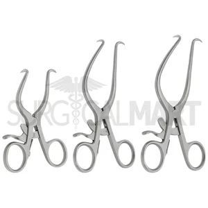 Gelpi Retractor Set of 3 (3.5, 5.5, 7) Sharp Tips Self-Retaining Set (090211066)