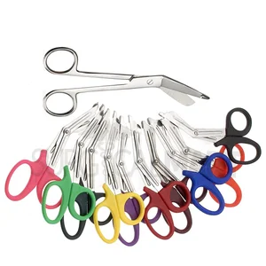 Heavy Duty EMT Bandage Scissors & Trauma Shears Set of 11 (7.25) Multi-Color Set (090211074)