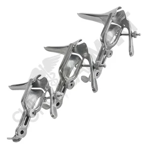 Graves Gynecological Vaginal Speculum Set of 3 (Small, Medium & Large) Set