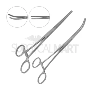 Rochester-Pean Hemostat Forceps Set of 2 (5.5 "/" 14cm) Straight & Curved Set (090211113)