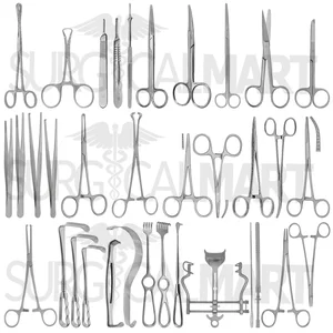 Major General Surgery & Laparotomy Hospital Master Instrument Set (106 Pieces) Set