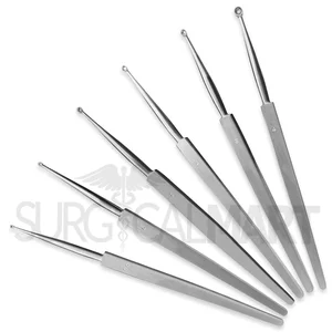 Meyhoefer Ophthalmic Chalazion Scoop Curettes 5 Set of 6 (1.0mm to 3.5mm Cups) Set (090211139)