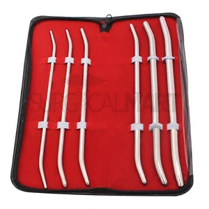 Pratt Double-Ended Gynecological Uterine Dilator Sounds 11.5 Set of 6 (21/23 Fr to 41/43 Fr) Set