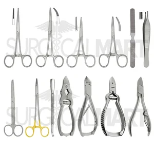Instrumentos de Podología para Uñas de los Pies y Cuidado de los Pies Set de 13