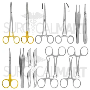 Conjunto Profesional de Suturas Veterinarias T/C de 16 Piezas