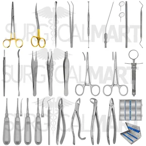 Conjunto de Extracción Traumática con Cassette de Esterilización de 26 Piezas