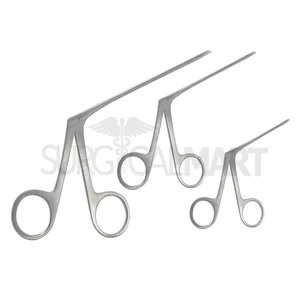 Hartmann Crocodile Alligator Ear Forceps 3.5 5.5 & 6.5 Set of 3