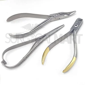 Orthodontic TC Hard Wire Cutter Slim Weingart Plier & Mathieu Needle Holder Set