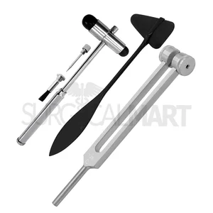 Precision Reflex Diagnostic Taylor Hammer," Tuning Fork & Buck Hammer Set of
