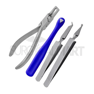 Bracket Removing Plier Bracket Placing Holding Tweezers & Band Puhser Set o (090211216)