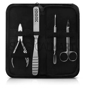 Juego Profesional de Pedicura con Estuche de Transporte de 4 Piezas