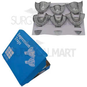 Perforated Impression Trays Upper & Lower Set of 6 (090211252)