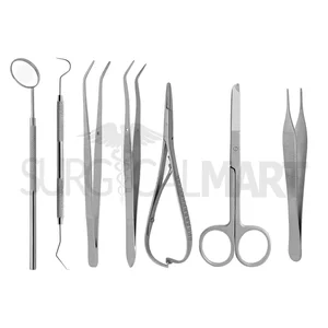 Dental and Surgical Mathieu Needle Tweezers Probes Lab Set of 7 (090211260)