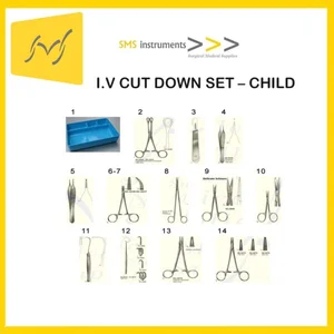 I.V CUT DOWN - CHILD Set of 21 (090211312)