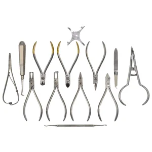 Orthodontic Instruments with Boone Gauge Set of 13