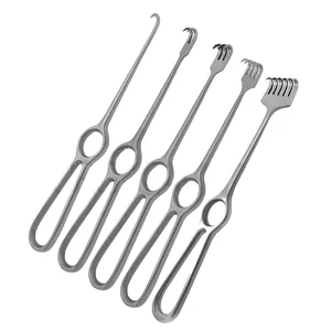 Volkmann Sharp Retractors 21.6 cm (8.5) with Ring Handle Set of 5 (090211344)