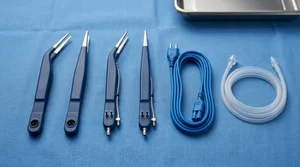Bipolar European Forceps Bayonet Straight & Irrigation Reusable with Cord S Set (090211360)