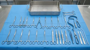 C-Section Cesarean Section Gynecology Instruments With Box German CE Set (25-Piece Set, 16 Types) (090211365)