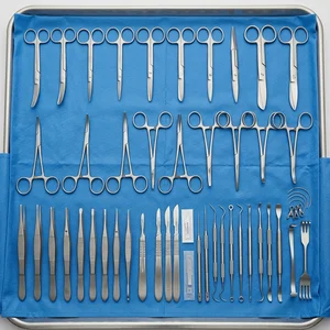 Physiology Dissecting Basic Surgery Instruments Set (50-Piece Set, 11 Types) (090211451)