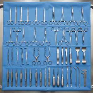 Platysma Tighten Skin & Underlying Muscles to Lift Neck Platysma Surgery Facelift Inst Set (36-Piece Set, 18 Types) (090211452)