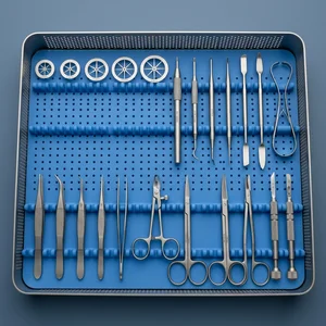 Radial Keratotomy American Technique Cutting From Optic Zone To Limbus Set