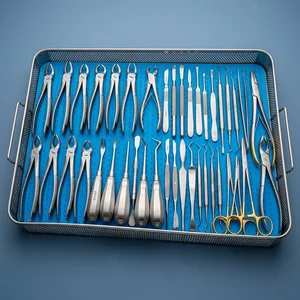 Conjunto de Instrumentos Quirúrgicos para Extracción Dental, Set de 42 Piezas