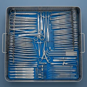 Tracheostomy Set Surgical Instrument Set of 70