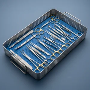 Conjunto de Uvulectomía Set de Instrumentos Quirúrgicos de 23 Piezas