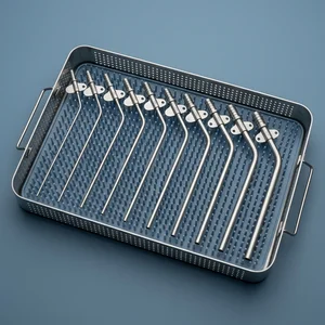 10 Pcs Frazier Suction Tubes Set 5, 6, 7, 8, 9, 10, 11, 12. 14 & 15 FR (090211938)