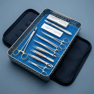 Advanced Pig Castration Set with Carrying Case (11-Piece Set, 7 Types)