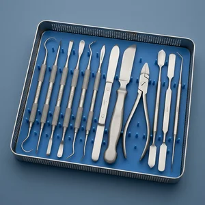 12 Pcs Dental Laboratory Technicians Kit #1