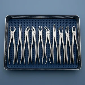 12 Pcs Extracting Forceps Upper & Lower Dental Instruments Set (090211961)