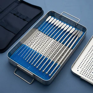 13 Pcs Bakes Rosebud Urethral Sounds Dilator Set 1mm to 13mm with Carrying Case (090211969)