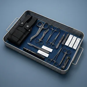 First Responder Black Tactical Kit with Holster (17-Piece Set, 8 Types) (090212021)