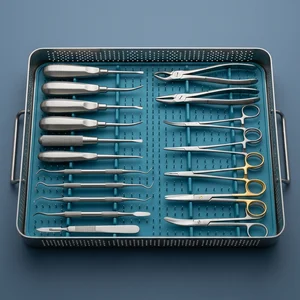 18 Pcs Dog Dental Extraction Forceps Elevator Kit Veterinary Set (090212028)