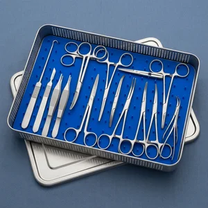 Feline Spay Kit with Stainless Steel Box (22-Piece Set, 13 Types) (090212043)