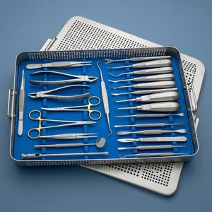 26 Pcs Traumatic Extraction Kit with Sterilization Cassette