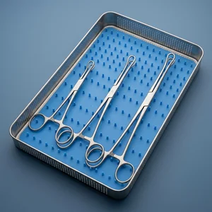 3 Pcs Babcock Intestinal Tissue Forceps Set 6.25in, 8.25in, 10in (090212059)