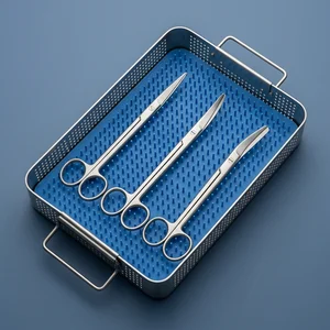 3 Pcs Iris Scissors Set 4.5in Straight + Curved+ Angled (090212085)
