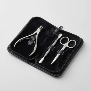 3 Pcs Manicure Set with Black Carrying Case (090212087)