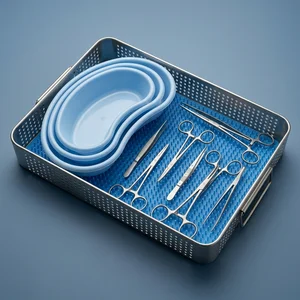 Juego de 3 Cuencos Plásticos para Emesis de 6in, 8in y 10in