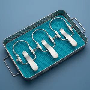 3 Pcs Whitehead Mouth Gag with Tongue Depressor Set 11cm, 13cm and 15cm (090212113)