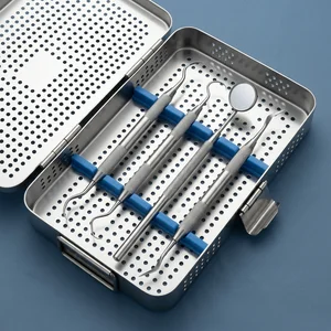 4 Pcs Dental Tarter Scraper and Remover Set - Hollow Handle